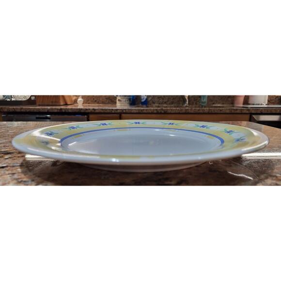 Pfaltzgraff Summer Breeze 11" Dinner Plate Yellow w/Blue Flowers Replacement - Picture 7 of 13